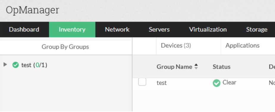 OpManager Inventory OpManager Inventory