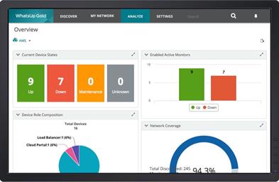 Monitor Usages and Costs with WhatsUp Gold