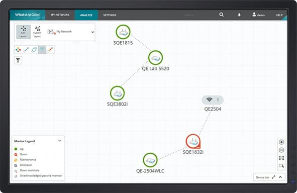 Wnm Wireless (WiFi) Network Monitoring Tool - WhatsUp Gold