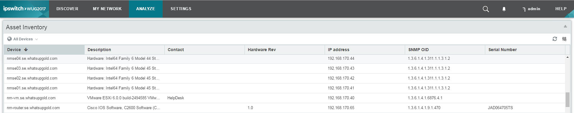 network inventory network inventory