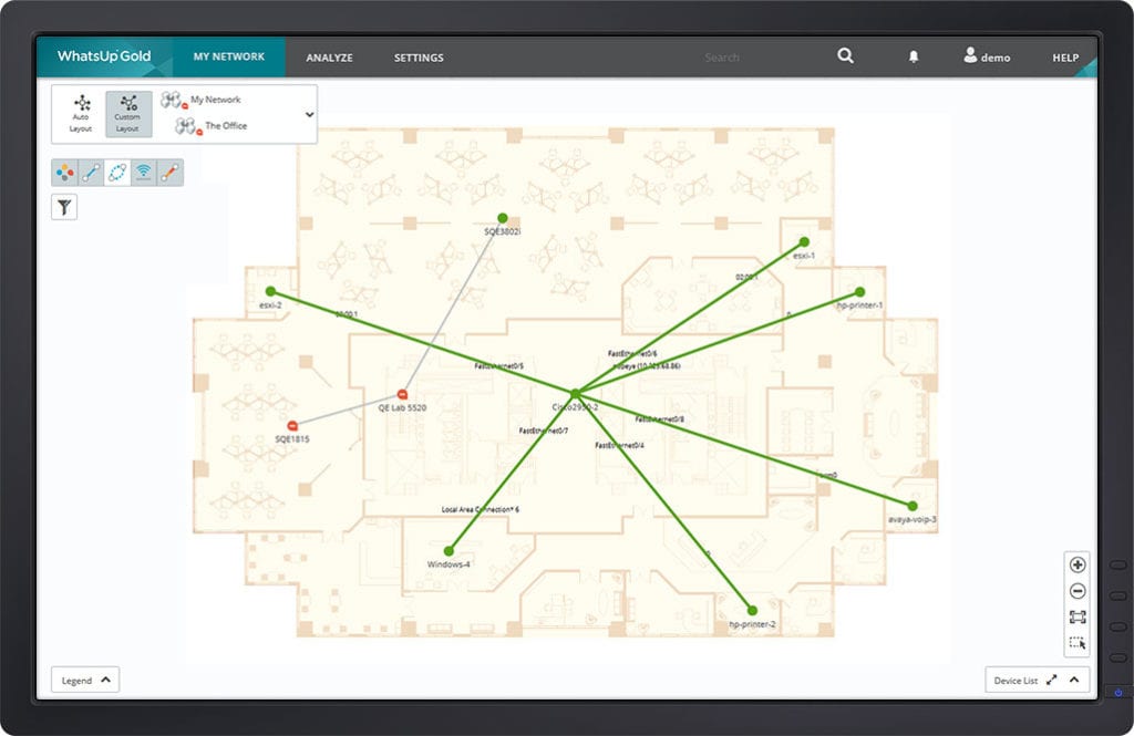 Customize Your Network Maps with WhatsUp Gold’s Network Mapping Software