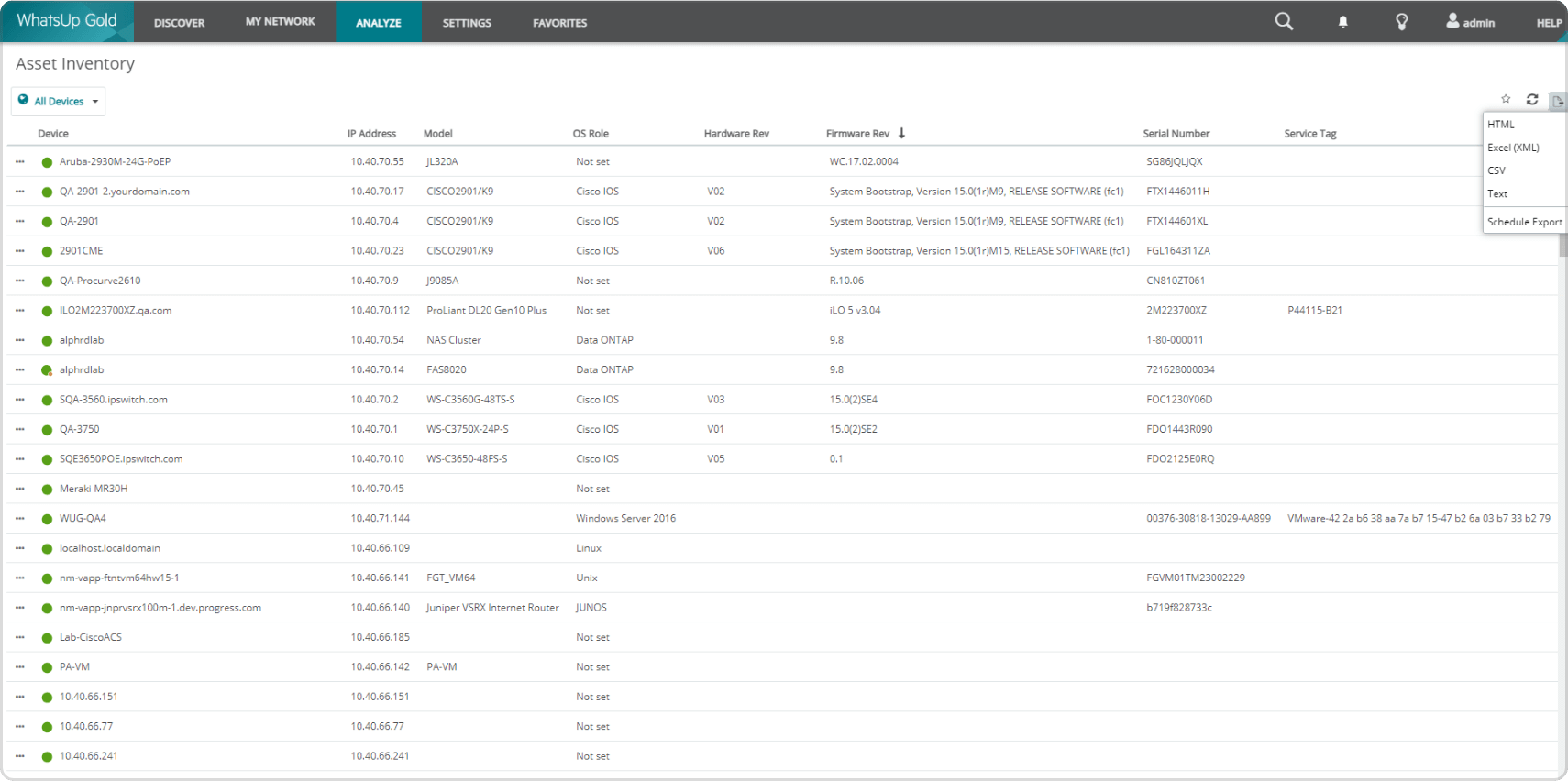 Network Inventory